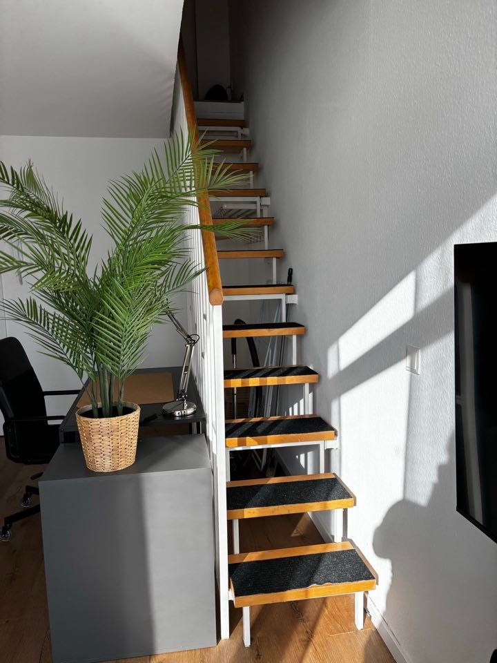 Interne Treppe zur Schlafebene